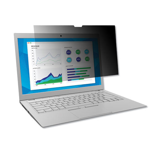 Frameless Blackout Privacy Filter for 14.1" Laptop-(MMMPF141C3B)