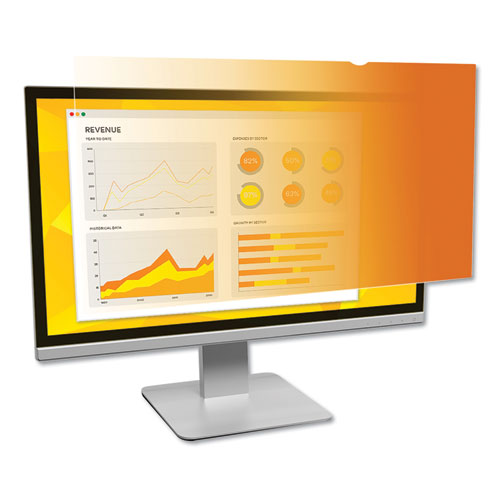 Gold Frameless Privacy Filter for 19" Flat Panel Monitor-(MMMGF190C4B)