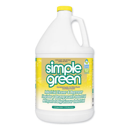 Industrial Cleaner and Degreaser, Concentrated, Lemon, 1 gal Bottle, 6/Carton-(SMP14010)