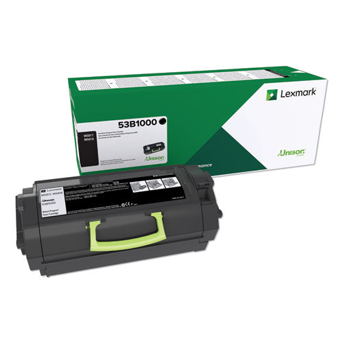 53B1000 Unison Toner, 11,000 Page-Yield, Black-(LEX53B1000)