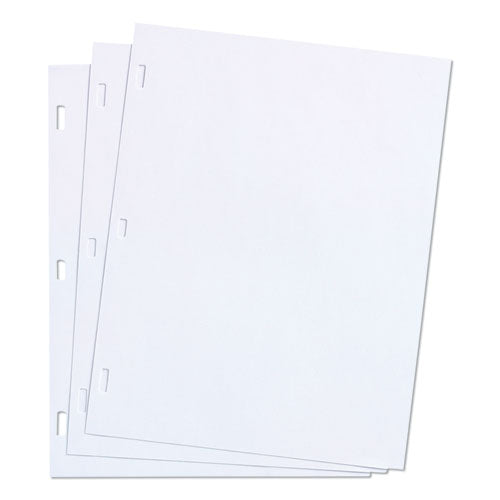 Ledger Sheets for Corporation and Minute Book, 11 x 8.5, White, Loose Sheet, 100/Box-(WLJ90310)