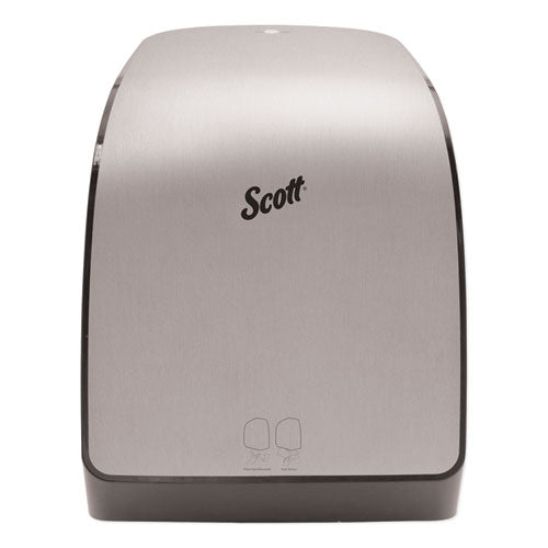 Pro Electronic Hard Roll Towel Dispenser, 12.66 x 9.18 x 16.44, Brushed Silver-(KCC35609)