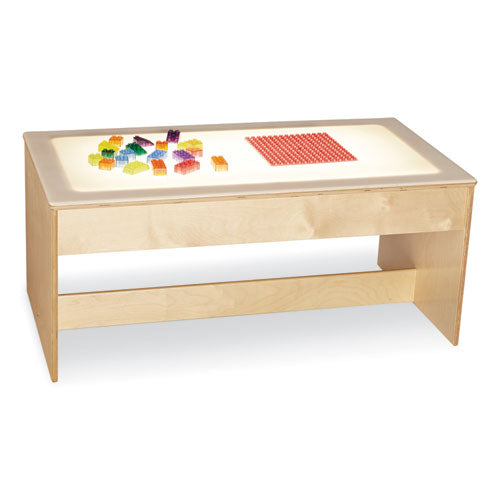 Large Light Table, 42.5w x 22.5d x 18.5h, White – Offize Bux