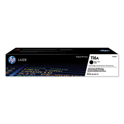 HP 116A, (W2060A) Black Original LaserJet Toner Cartridge-(HEWW2060A)