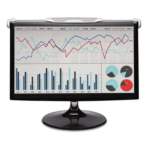 Snap 2 Flat Panel Privacy Filter for 17" Widescreen Flat Panel Monitor, 16:10 Aspect Ratio-(KMW55315)