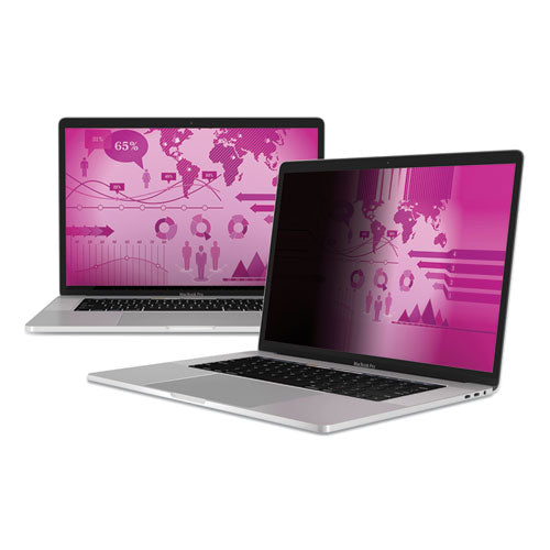 High Clarity Privacy Filter for 15.4" Widescreen MacBook Pro, 16:10 Aspect Ratio-(MMMHCNAP002)