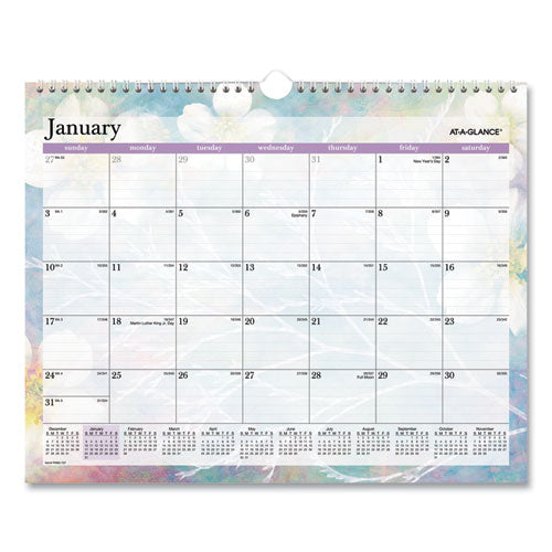 Dreams Monthly Wall Calendar, Dreams Seasonal Artwork, 15 x 12, Multicolor Sheets, 13-Month (Jan to Jan): 2023 to 2024-(AAGPM83707)