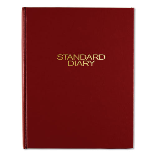 Standard Diary Daily Diary, 2023 Edition, Medium/College Rule, Red Cover, (200) 9.5 x 7.5 Sheets-(AAGSD37413)