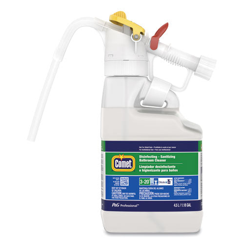 Dilute 2 Go, Comet Disinfecting - Sanitizing Bathroom Cleaner, Citrus Scent, , 4.5 L Jug, 1/Carton-(PGC72002)