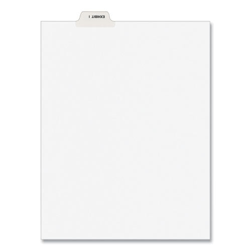 Avery-Style Preprinted Legal Bottom Tab Divider, 26-Tab, Exhibit I, 11 x 8.5, White, 25/PK-(AVE11948)