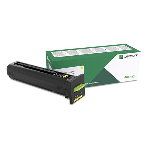 82K0XYG Return Program Extra High-Yield Toner, 22,000 Page-Yield, Yellow-(LEX82K0XYG)