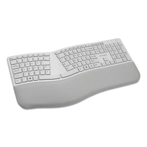 Pro Fit Ergo Wireless Keyboard, 18.98 x 9.92 x 1.5, Gray-(KMW75402)