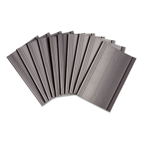 Magnetic Card Holders, 3 x 1.75, Black, 10/Pack-(UBRFM2630)