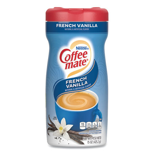 French Vanilla Creamer Powder, 15oz Plastic Bottle-(NES35775)