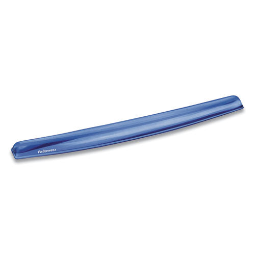 Gel Crystals Keyboard Wrist Rest, 18.5 x 2.25, Blue-(FEL91137)