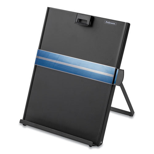 Metal Copyholder, 200 Sheet Capacity, Steel, Black-(FEL11053)