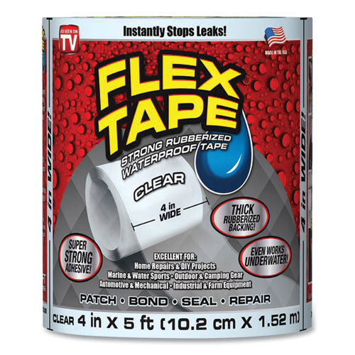 General Purpose Repair Tape, 4" x 1.67 yds, Clear-(FSGTFSCLRR0405)
