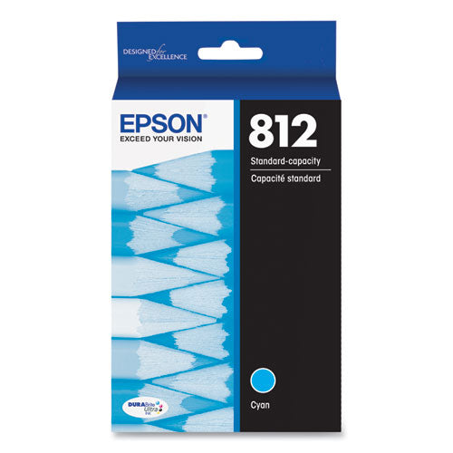 T812220-S (T812) DURABrite Ultra Ink, 300 Page-Yield, Cyan-(EPST812220S)
