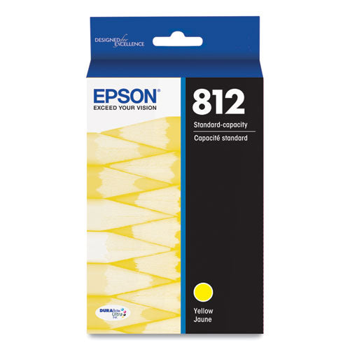 T812420-S (T812) DURABrite Ultra Ink, 300 Page-Yield, Yellow-(EPST812420S)