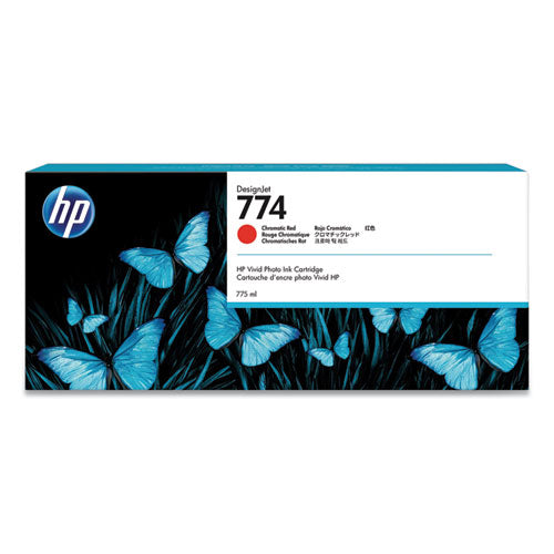 HP 774, (P2W02A) Chromatic Red Original Ink Cartridge-(HEWP2W02A)
