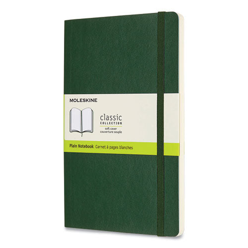 Classic Softcover Notebook, 1-Subject, Unruled, Myrtle Green Cover, (96) 8.25 x 5 Sheets-(HBG600028)