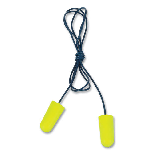 E-A-Rsoft Metal Detectable Soft Foam Earplugs, Corded, 32 NRR, Poly Bag, 200 Pairs/Box-(MMM3114106)