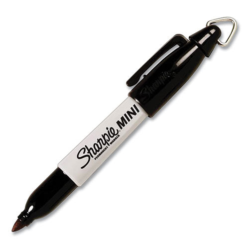 Mini Permanent Marker, Fine Bullet Tip, Black, 72/Pack-(SAN35124)