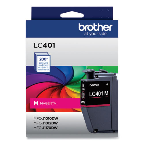 LC401MS Ink, 200 Page-Yield, Magenta-(BRTLC401MS)
