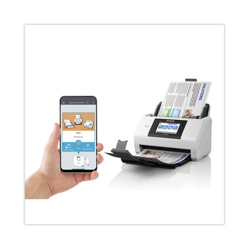 DS-790WN Wireless Network Color Document Scanner, 600 dpi Optical Resolution, 100-Sheet Duplex Auto Document Feeder-(EPSB11B265201)