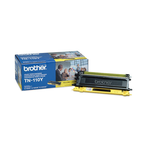 TN110Y Toner, 1,500 Page-Yield, Yellow-(BRTTN110Y)