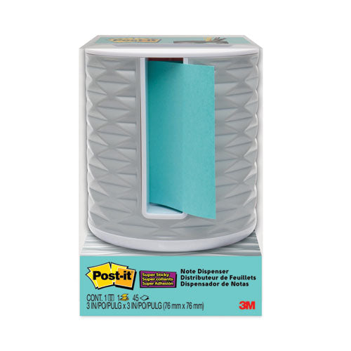 Vertical Pop-up Note Dispenser, For 3 x 3 Pads, White-(MMMABS330W)