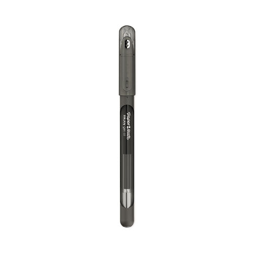 InkJoy Gel Pen, Stick, Fine 0.5 mm, Black Ink, Black Barrel, Dozen-(PAP2023000)