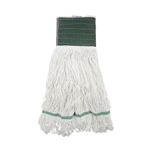 Loop End Rayon Mop Head, Rayon, Medium, 14 oz, White, Dozen-(BWKSP200M14DZ)