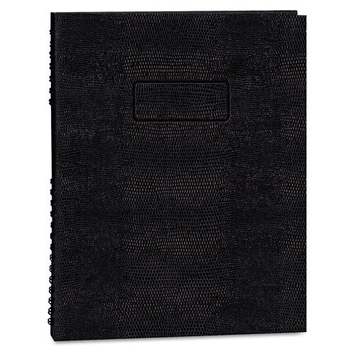 EcoLogix NotePro Executive Notebook, 1-Subject, Medium/College Rule, Black Cover, (100) 11 x 8.5 Sheets-(REDA10200EBLK)