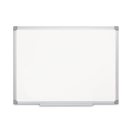 Earth Silver Easy-Clean Dry Erase Board, 48 x 36, White Surface, Silver Aluminum Frame-(BVCCR0820790)