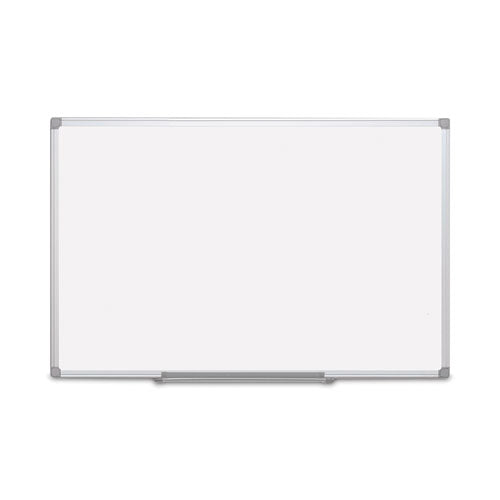 Earth Silver Easy-Clean Dry Erase Board, 72 x 48, White Surface, Silver Aluminum Frame-(BVCCR1220790)