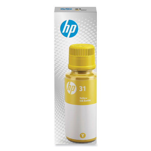 HP 31, (1VU28AN) High-Yield Yellow Original Ink Bottle-(HEW1VU28AN)