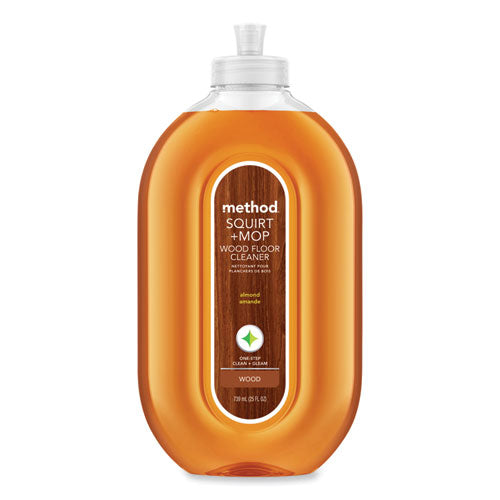 Squirt + Mop Wood Floor Cleaner, Almond Scent, 25 oz Squirt Bottle, 6/Carton-(MTH00562CT)