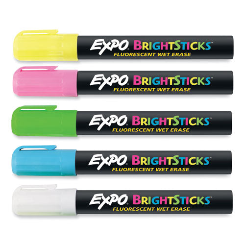 Bright Sticks, Medium Bullet Tip, Assorted Colors, 5/Set-(SAN14075)