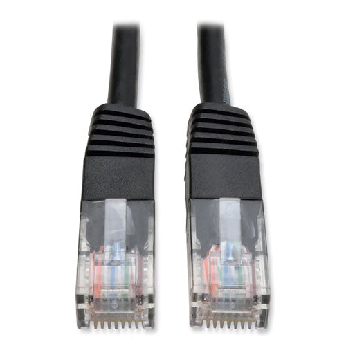 CAT5e 350 MHz Molded Patch Cable, 7 ft, Black-(TRPN002007BK)