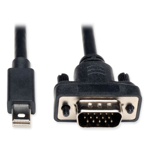 Mini DisplayPort to Active VGA Cable Adapter, 6 ft, Black-(TRPP586006VGA)