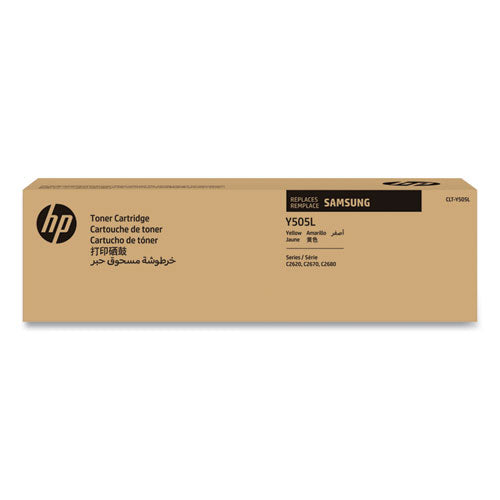 SU514A (CLT-Y505L) Toner, 3,500 Page-Yield, Yellow-(HEWSU514A)