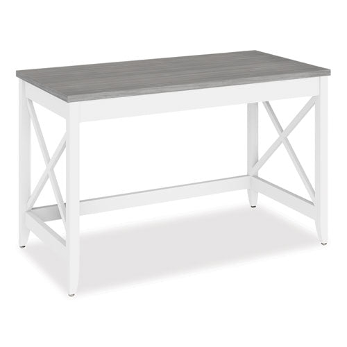 Farmhouse Writing Desk, 47.24" x 23.62" x 29.53", Gray-(ALEWSF4824GY)