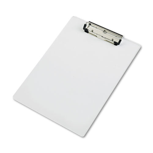 Acrylic Clipboard, 0.5" Clip Capacity, Holds 8.5 x 11 Sheets, Clear-(SAU21565)